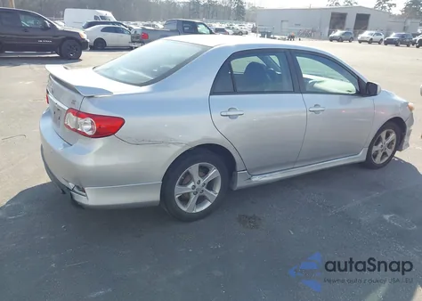 2012 Toyota Corolla S z USA, uszkodzony, nr VIN 2T1BU4EE4CC855769